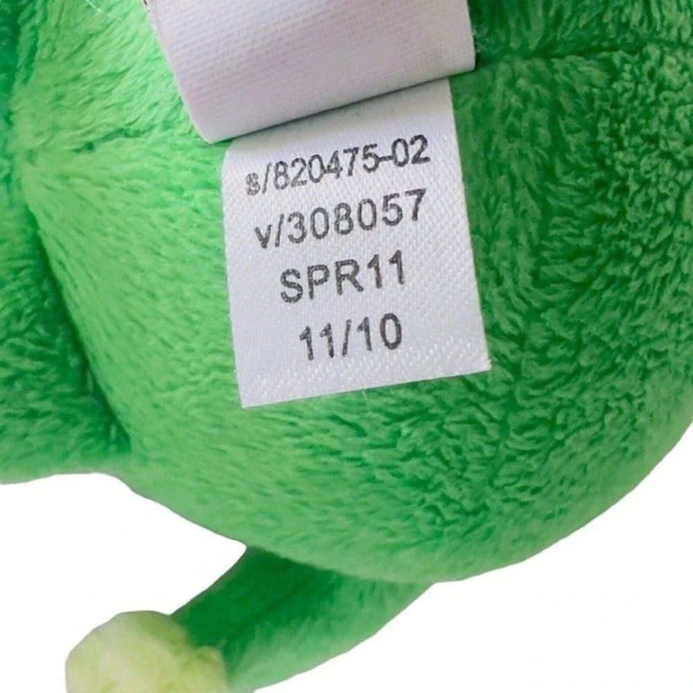 Old Navy Green 7” Frog 2011 Stuffed Animal Plush Soft‎ Baby Toy Washable